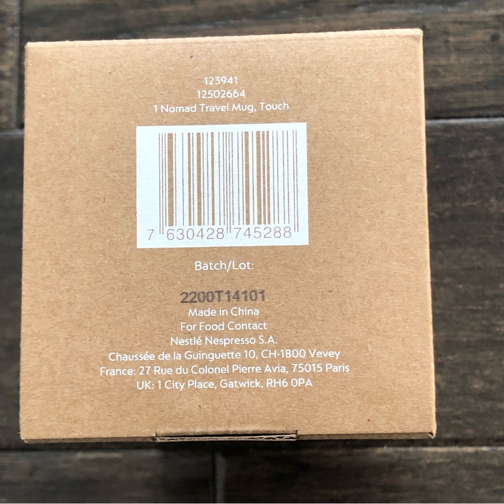 NIB NESPRESSO NOMAD TRAVEL MUG TOUCH 11 OZ. - Picture 6 of 9